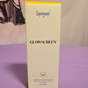 Supergoop! Sunscreen Box with Yellow and Blue Accents